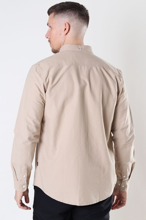 Kronstadt Johan Oxford washed shirt Sand