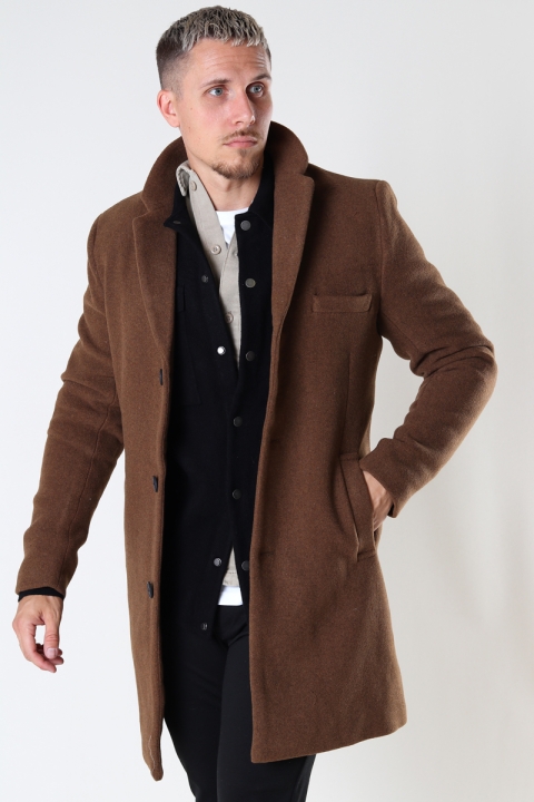 ONLY & SONS JAYLON WOOL COAT OTW Monks Robe MELANGE