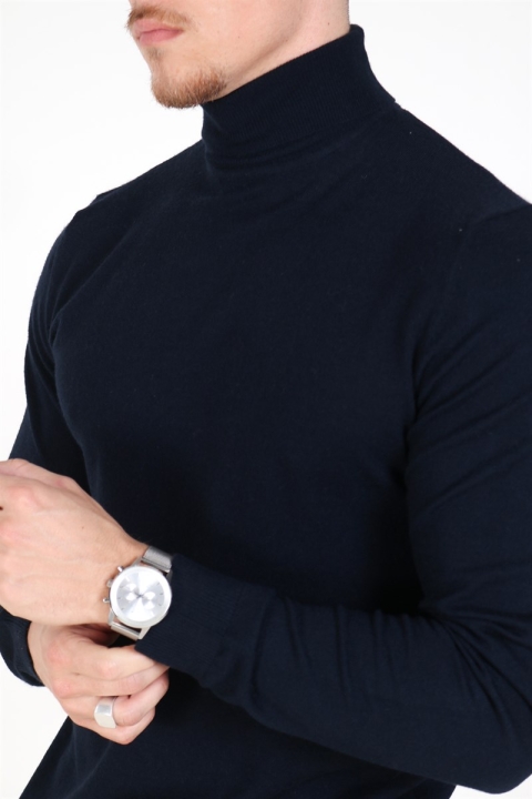 Only & Sons Mikkel 12 Turtleneck Strik Dark Navy