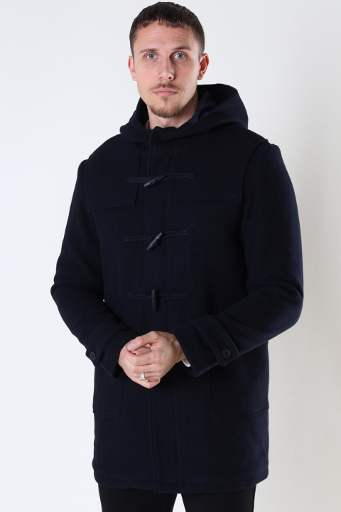 Clean Cut Copenhagen James Duffelcoat Navy