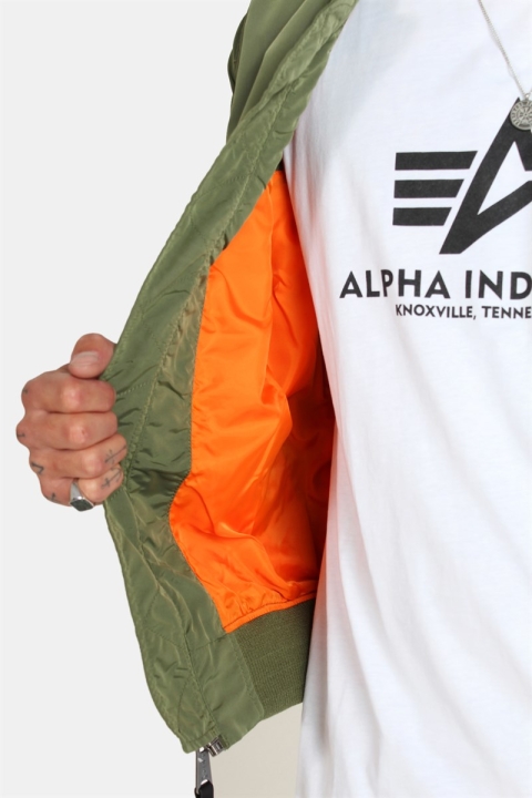 Alpha Industries MA-1 TT Jakke Sage-Green