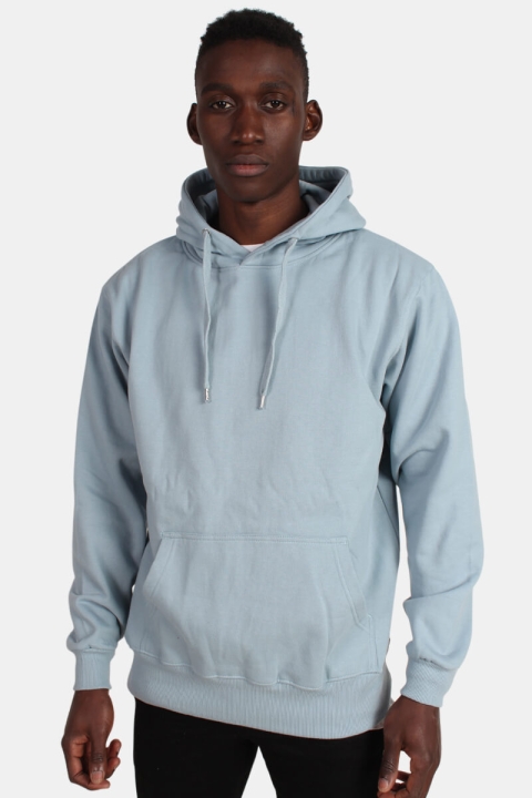 Basic Brand Hooded Genser Dusty Blue