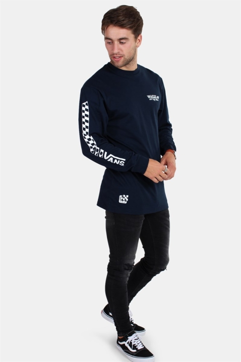 Vans Crossed Sticks LS T-skjorte Navy