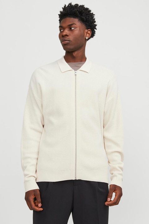 Jack & Jones Spring Perfect Knit Cardigan Almond Milk