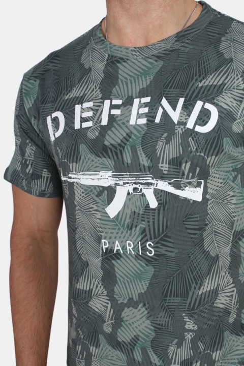 Defend Paris Paris T-skjorte Camo Palmier