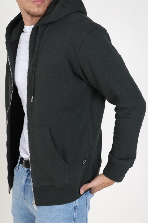 Jack & Jones Soft Genser Zip Hood Rosin