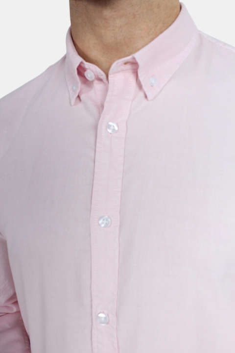 Kronstadt Johan Oxford Dyed Skjorte Pink