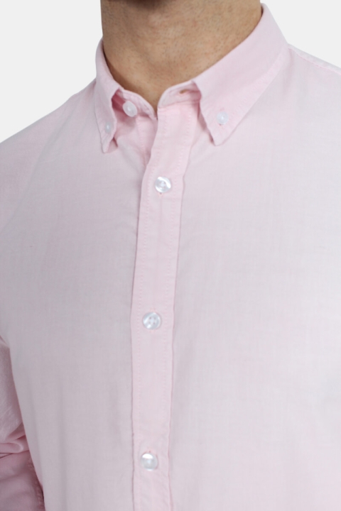 Kronstadt Johan Oxford Dyed Skjorte Pink