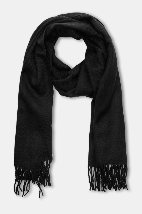 Jack & Jones SOLID WOVEN SCARF Black