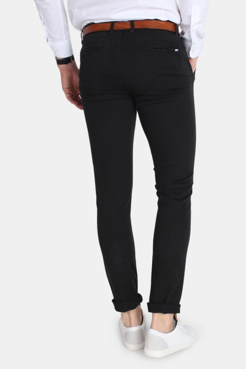 Kronstadt Daniel Stretch Chino Bukser Black