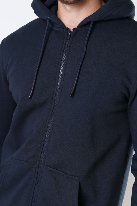 ONLY & SONS CERES ZIP HOODIE SWEAT Dark Navy