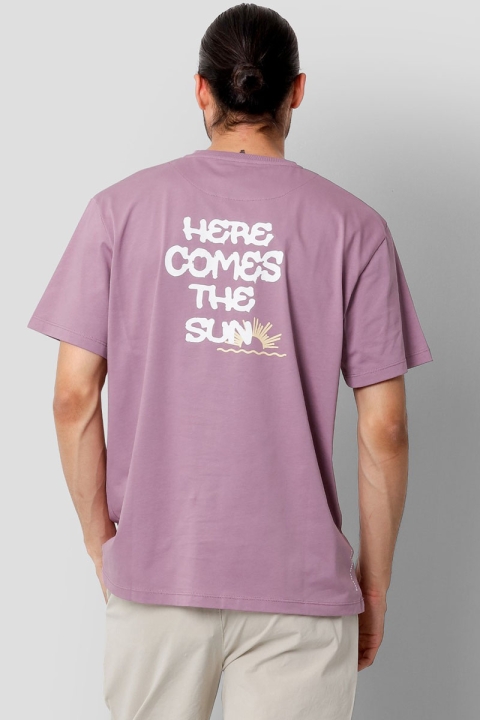 Clean Cut Copenhagen Sami Cotton Tee S/S Dusty Purple