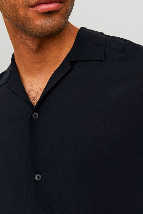 Jack & Jones Jeff Resort Shirt SS Black