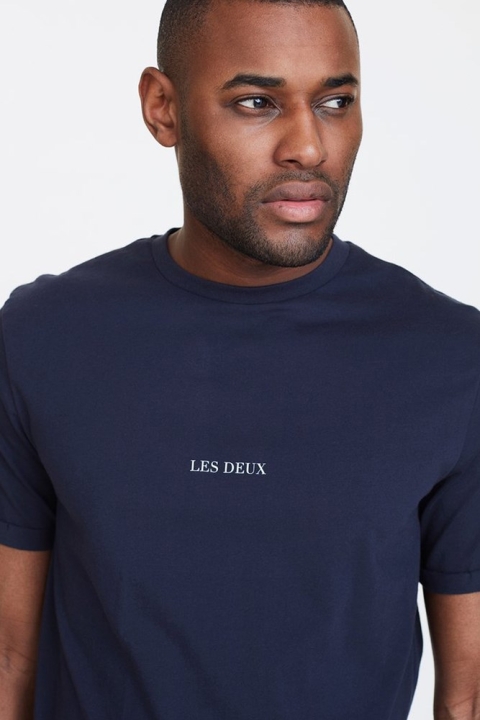 Les Deux Lens T-skjorte Dark Navy