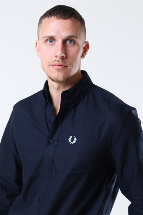 Fred Perry Oxford Skjorte Navy