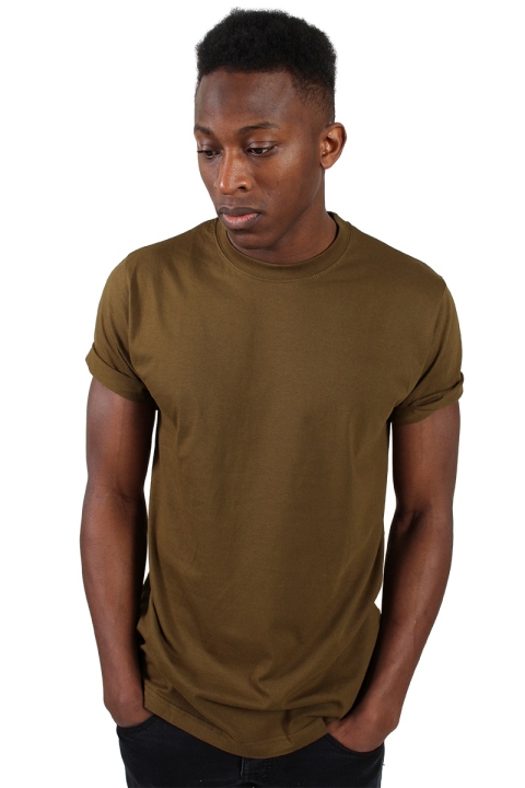 Basic Brand T-skjorte Olive