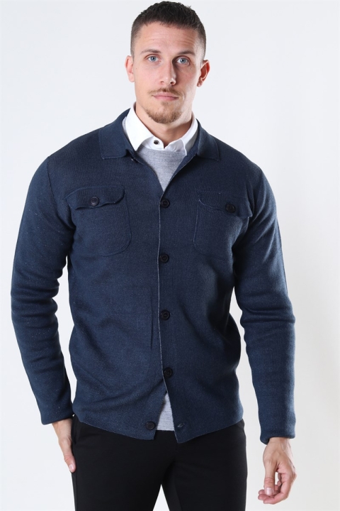 Jeff Bradshaw Strikke Navy