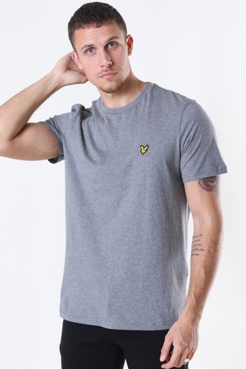 Lyle & Scott Crew Neck T-shirt Mid Grey Marl