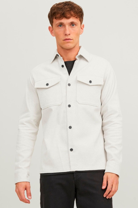 Jack & Jones Roy Solid Overshirt White Melange
