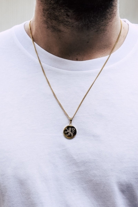 Northern Legacy Lionheart Pendant Halskjede Gold