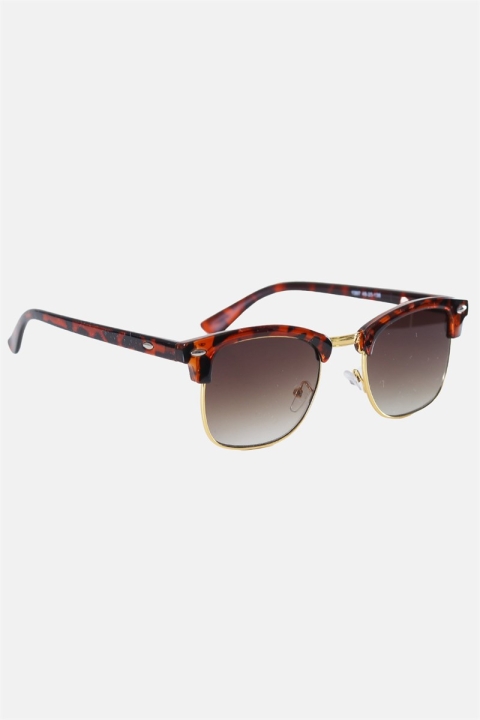 Fashion Clubmaster 1397 Solbrille Brown Havana/Shiny Gold
