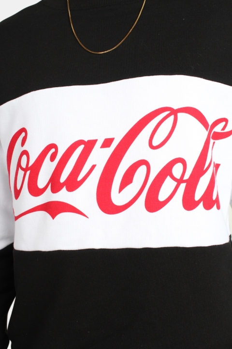 Mister Tee Merchcode Coca Cola Stripe Oversize Crewneck