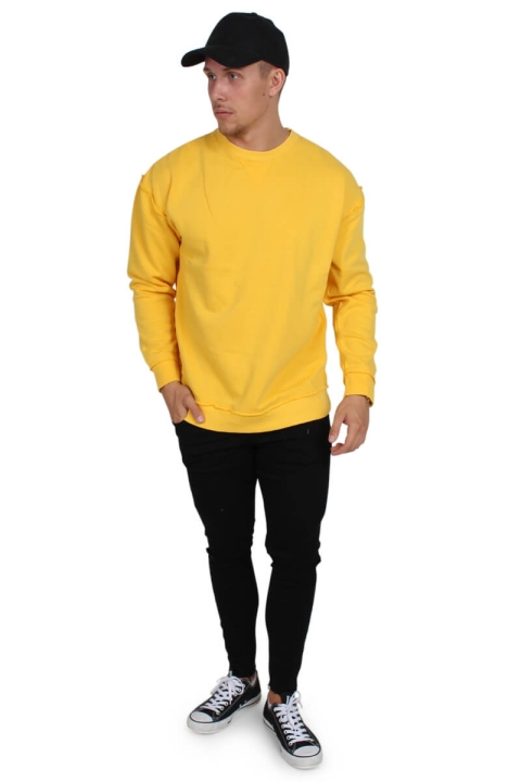 Urban Classics Oversized Open Edge Crew Chrome Yellow