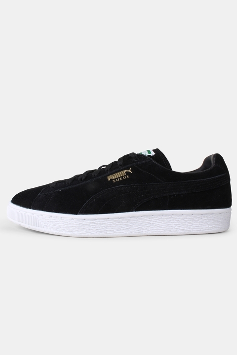 Puma Semsket Classic Sneakers Black Team Gold-White