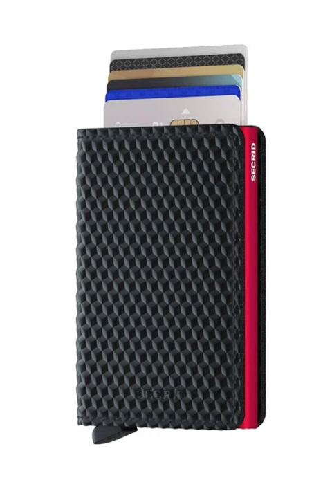 Secrid Slimwallet Cubic Black Red