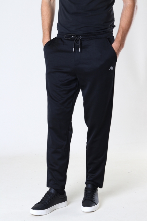 Selected SLHSLIMTAPERED VALE SWEAT PANTS Black