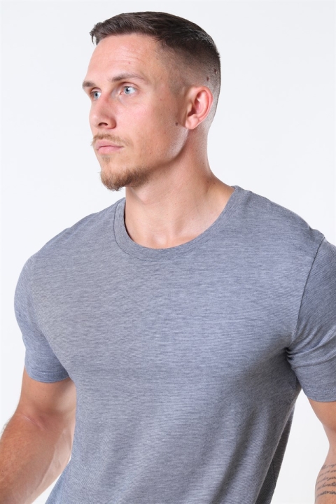 Selected The Perfect Mel SS O-Neck Tee Sky Captain/Bright White