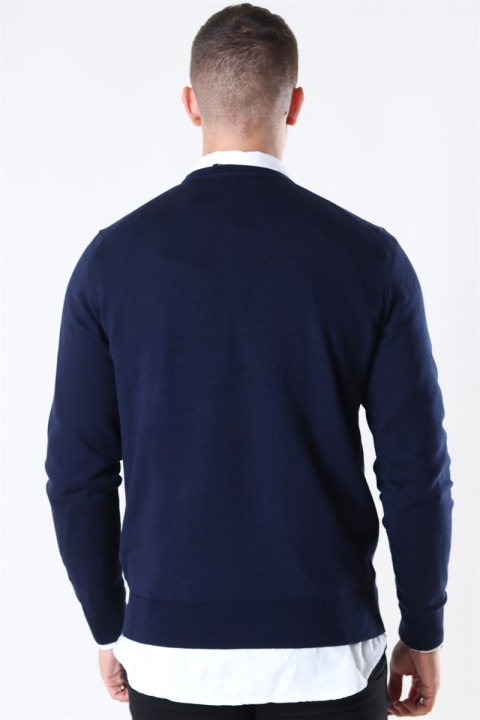 Fred Perry Classic CN Strikke Navy