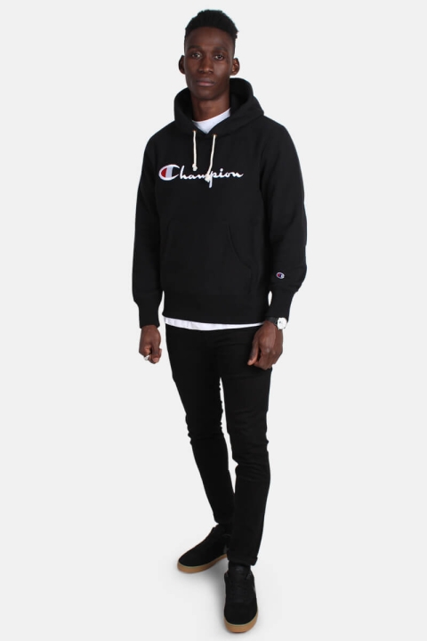 Champion Hooded Sweatshirt Black