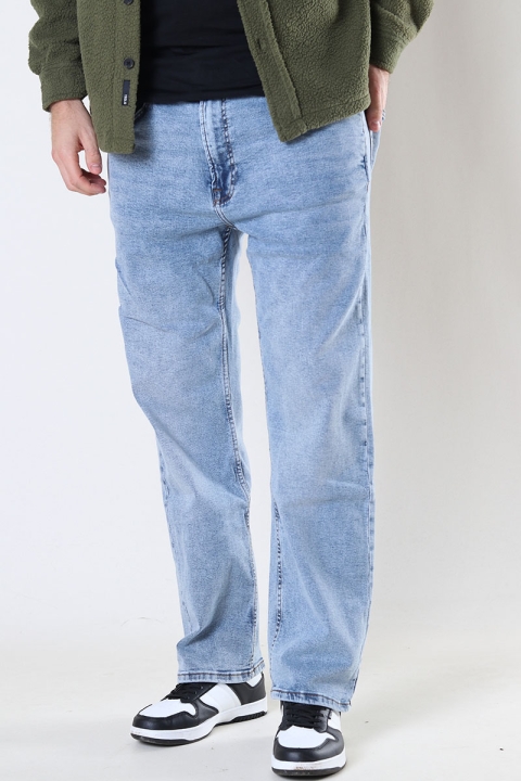 Denim project DPRecycled Loose Jeans 280 Light Stone Wash