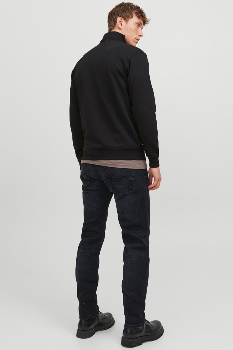 Jack & Jones Bradley Sweat Half Zip Black