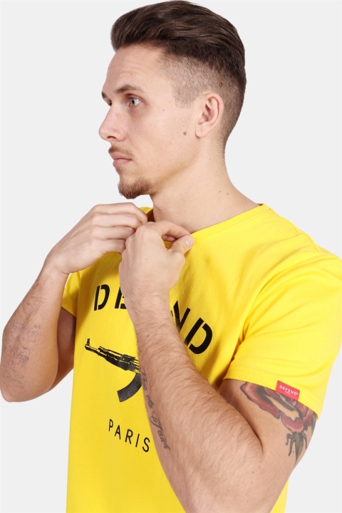 Defend Paris Paris T-skjorte Cyber Yellow