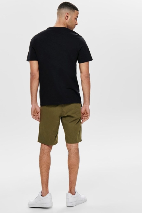 Only & Sons Lemar SS T-skjorte Black