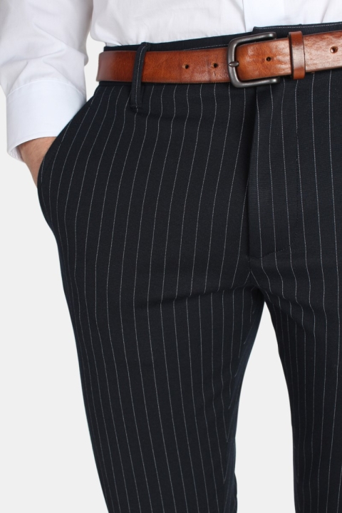 Gabba Pisa Chino Pinstripe Bukser Navy Stripe