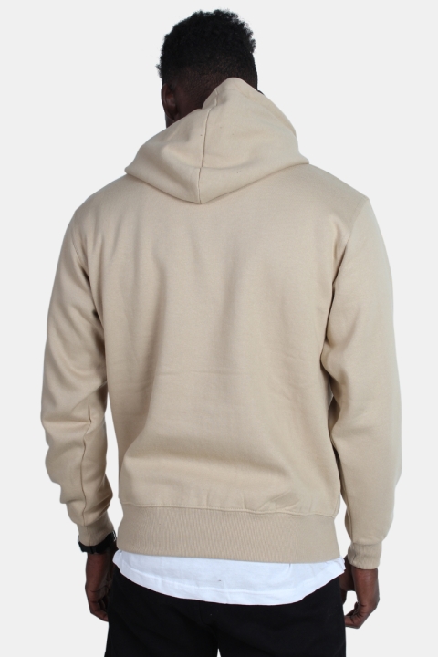 Basic Brand Hooded Genser Sand