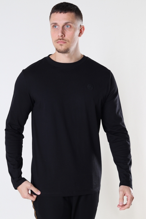 Kronstadt Timmi Organic/Recycled L/S t-shirt Black