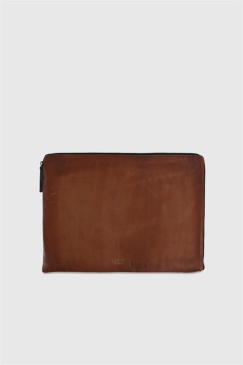 Still Nordic Clean Computer Sleeve Cognac