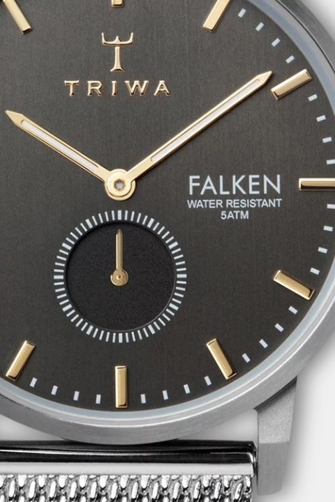 Triwa Smoky Falken Klokke Steel Mesh