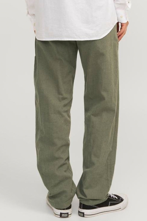 Jack & Jones Kane Summer Linen Jogger Pants Dusty Olive