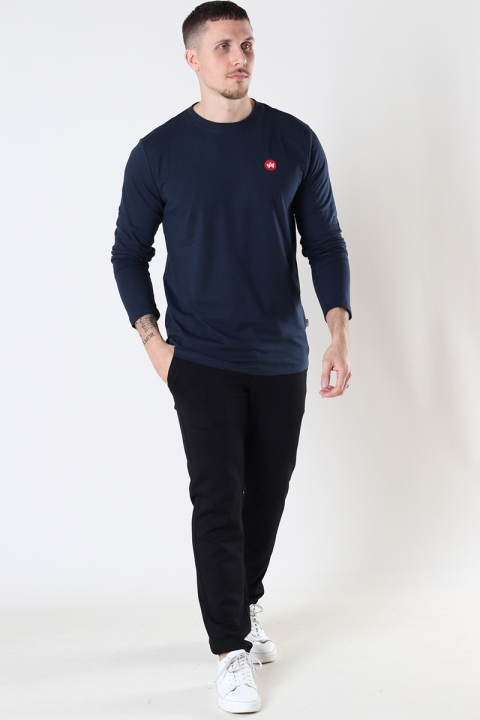 Kronstadt Timmi Organic/Recycled L/S t-shirt Navy