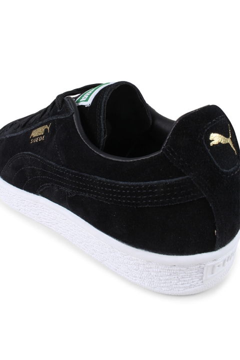 Puma Semsket Classic Sneakers Black Team Gold-White