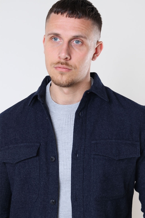 Jack & Jones JPRMARK TWILL OVERSHIRT L/S SN Navy Blazer