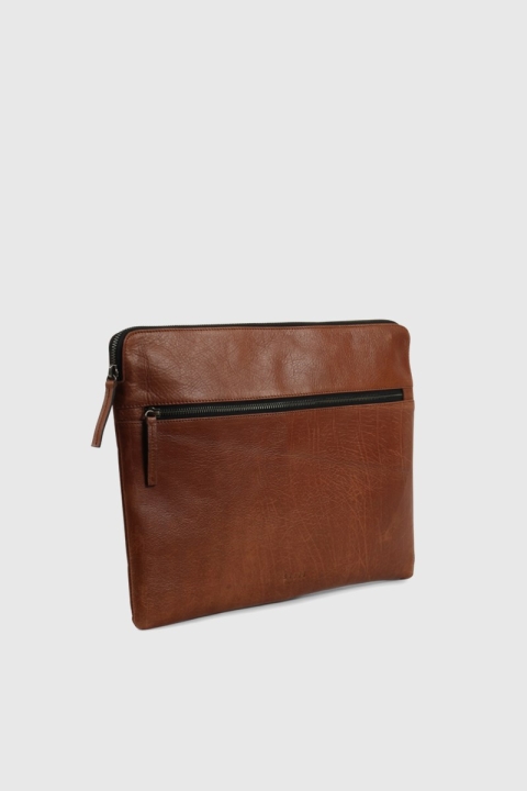 Still Nordic Clean Computer Sleeve Cognac