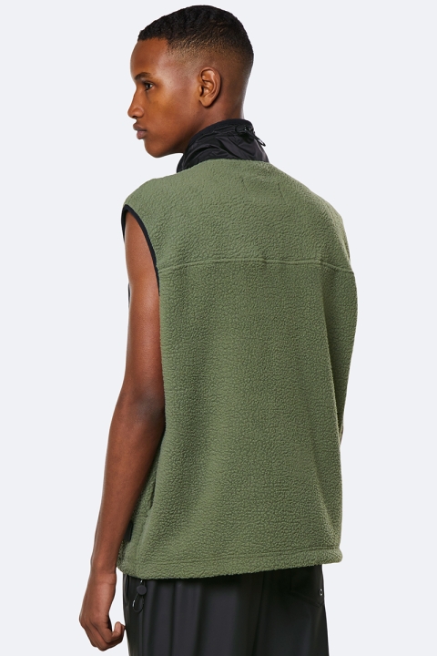 Rains Fleece Vest 19 Olive