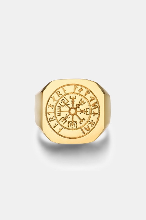 Northern Legacy Vegvisir Ring Gold
