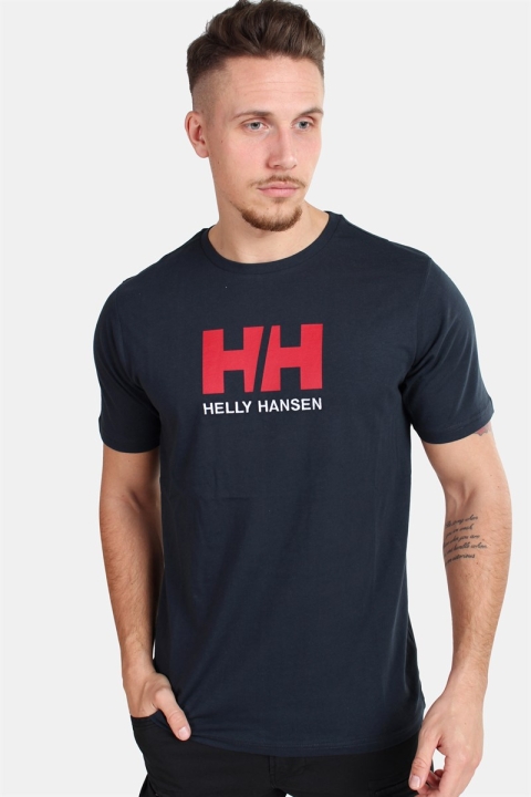 Helly Hansen Logo HH T-skjorte Navy